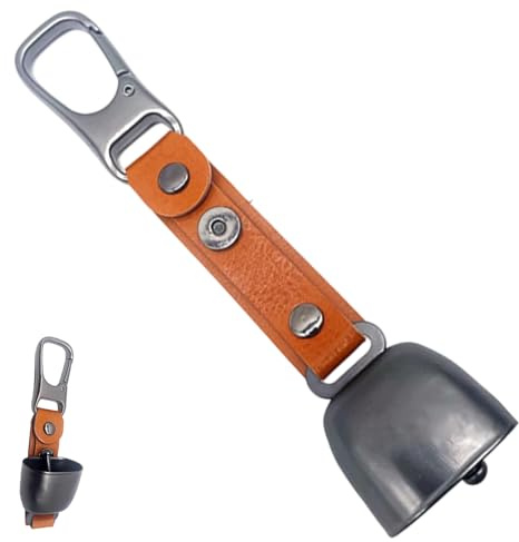 Disuasi Sicherheitsglocke für Hunde, zum Wandern, Outdoor-Alarm, 5 cm, tragbare Wildtierwarnung, Kletterausrüstung zum Wandern, Trekking-Zubehör