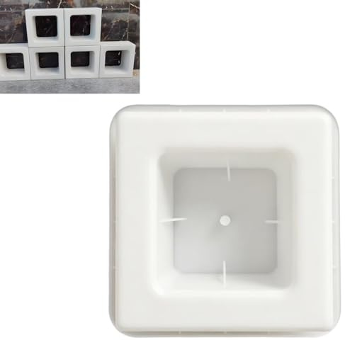 MWYZGMOLD Concrete Hollow Brick Mold,Concrete Wall Block Molds,Easy Demolding Concrete Molds,Lightweight Reusable Cement Block Molding Tool for Construction,Landscaping and Road Projects(Brick2999)