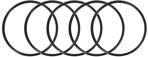 sourcing map Nitrile Rubber O-Rings 75mm OD 67mm ID 4mm Width, Metric Sealing Gasket for Automotive Machine Plumbing, Pack of 5