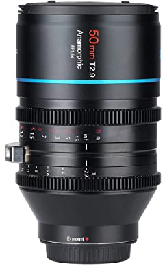 SIRUI 50mm T2.9 1.6x Full-Frame Anamorphic Lens Cinema Lens (E Mount)