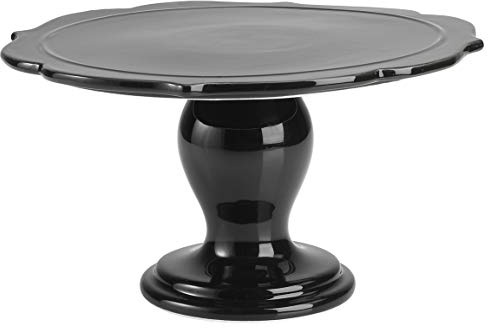 Birkmann, Tortenplatte Avantgarde, Schwarz shiny, Ø 25,5 cm, Höhe 14 cm, Keramik, 443747