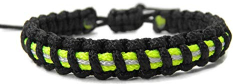 HanseCharms-Paracord Firefighter Armband-Verstellbar-Dünnes Feuerwehr Armband-Paracord Typ 1