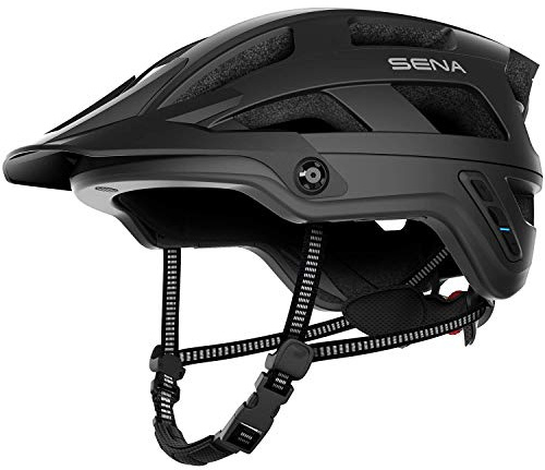 Casque de VTT à Intercom - Sena M1 / M1 Evo (M1, Noir Mat, L)