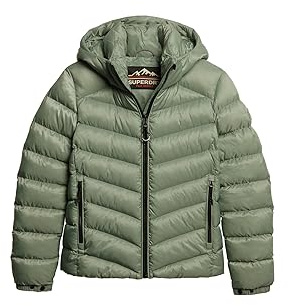 Superdry Damen Kapuzenjacke mit Fuji-polsterung Jacke