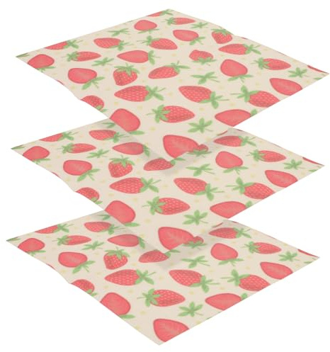 UTHCLO 3pcs Beeswax Food Wraps Reusable Beeswax Wraps for Sandwiches Snacks and Baking