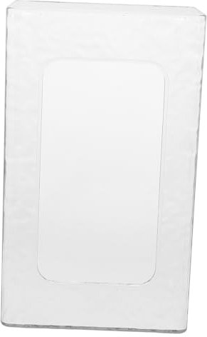 Amosfun Badezimmer Serviettenhalter Transparenter Papierspender Wandmontage Rechteckig Modernes Design Für Taschentücher Und Feuchttücher Haushalt Ohne Bohren