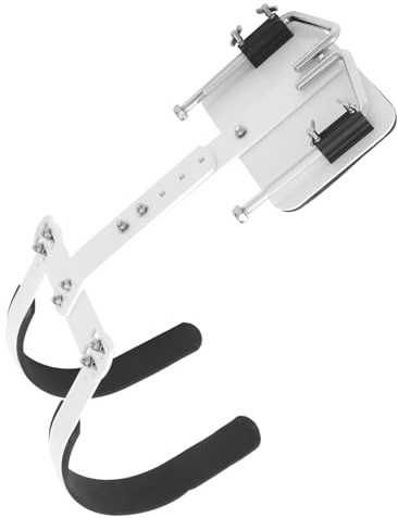 FUNOMOCYA Rückenständer mit Trommel Zubehör und Schultergurt Verstellbarer Snare Drum aus Aluminiumlegierung in Weiß für Einfachen Transport und Marschtrommel
