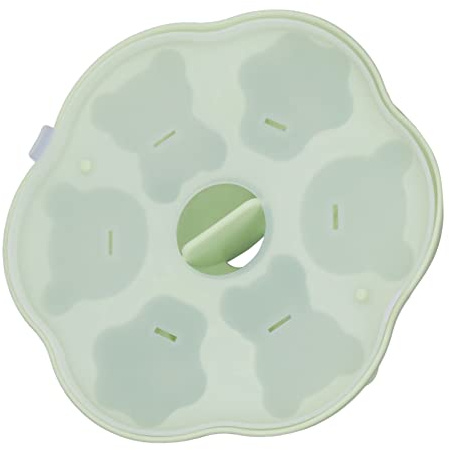 Silicone de qualité Alimentaire, Moule à Gelée de Crème Glacée Ours avec Couvercle Nourriture pour bébé Joli Ours et Moules à Chocolat Antiadhésifs Gâteau Cuit à la Vapeur