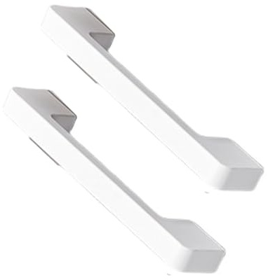JMCXSM592 2 pezzi Tiretti Armadio lega di alluminio maniglie colorati cameretta bambini Pomello Stile semplice,Manopole Cassetto Maniglione porta Tavolino,Pomolo Mobile (Passo foro 160mm,bianco)
