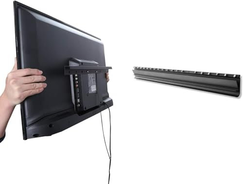 Aetubree TV Wall Bracket without Drilling, Ultra Slim Heavy Duty Universal TV Wall Mount for 26-55 inch Flat Screen TVs, Holds up to 80lbs, Easy Install,Max VESA 400x400mm