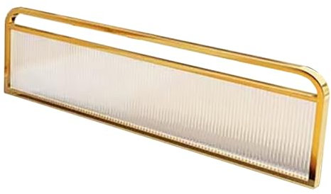 trnwände für essbereicheen 20, 25, 30 Cm Hoch Sichtschutz-Trennwand Aus Glas, Dekorativ, Gold Trennwand Für Restaurant-Theken Zur Raumtrennung, Metall Hohl Trennwände Für Essbereiche(High 30cm/11.8in,