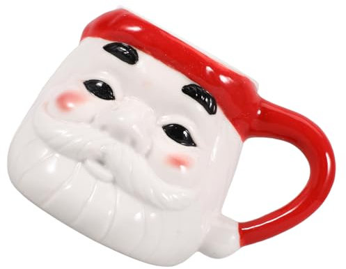 PRETYZOOM Keramiktasse Mit Weihnachtsmann-motiv Weihnachtsmilchtasse Kaffeetasse Teetasse Milchbecher Trinkbecher Wasserbecher Für Zuhause Weihnachtsparty