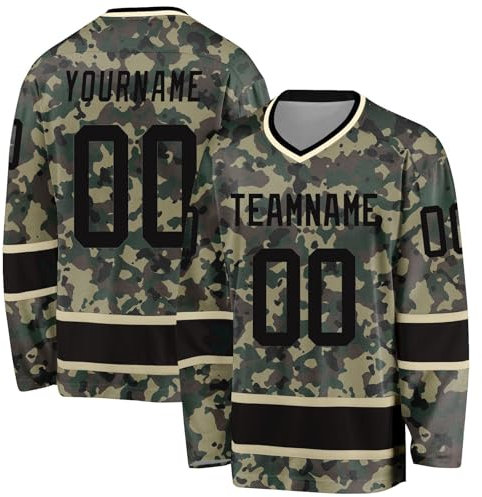 HGWOPGASD Personalisiertes Hockey-Trikot, Gestalten Sie Ihr Hockey-Trikot Mit Ihrem Namen/Team/Nummer Eishockey Kostüm A14