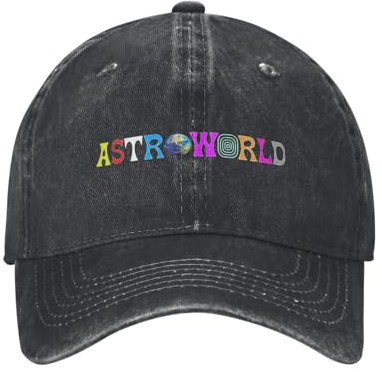 BQWRUUYM Astroworld Cactus-Jack Hiphop Gorra de béisbol Casual de algodón para Hombres y Mujeres Actividades al Aire Libre Gorras Ajustables Sombrero