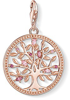 Thomas Sabo Damen Charm-Anhänger Tree of Love Roségold 925 Sterling Silber 1700-626-9