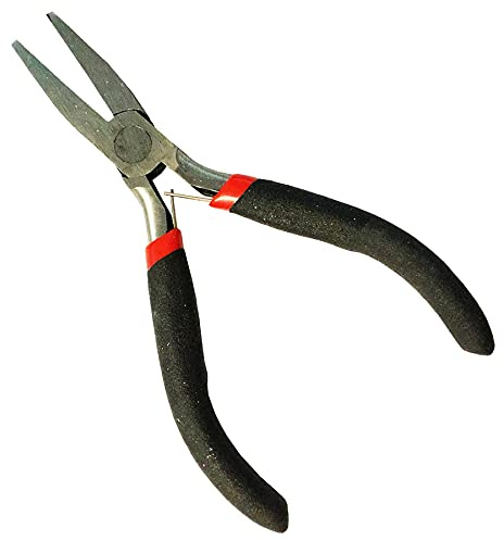 Dapetz ® Mini Needle Nose Pliers Multifunction Hand Jewellery Making Tool Fine Needle Nose Pliers Micro Chain Nose Pliers Precision Professional Beading Hobby Work Craft