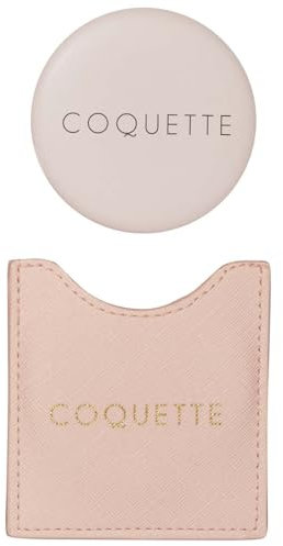 Draeger – Coquette Mirror – Round Pocket Mirror to Take Anywhere, All Occasions – Dimensions 8.5 cm x 8 cm
