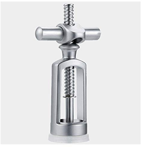 Liudan Sacacorchos Multifuncional del sacacorchos del Vino del hogar del Corcho del sacacorchos sacacorchos Herramienta de Viaje Kit, Perfecto for los Amantes del Vino (Plata) Abridor Botellas