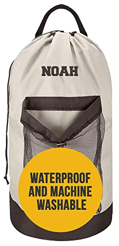 Personalized Laundry Bag Heavy Duty Custom Senior University XL Bag Backpack with Hanging Shoulder Strap & Mesh Pocket - Back to School College Graduation Gift - Choose Your Font & Thread Color
