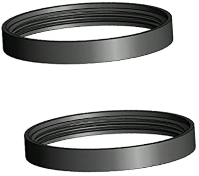 Juego de 2 juntas de silicona de 80 mm para estufa de alta temperatura