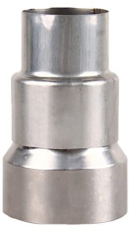 SHYLAC Reduzierstück für Kaminrohr aus Edelstahl, Kaminrohrverbinder, Rauchrohrverbinder Ø 50 mm, Ø 60 mm, Ø 80 mm, Ø 90 mm, Ø 100 mm, Ø 110 mm, Kaminadapter für Ofenrohr (Größe: 70 mm – 50 mm)