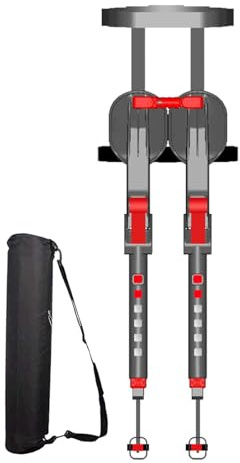 Janurium Stuhlloser Stuhl, Stuhlhose | Beinstütze für stuhllose Stühle,Unsichtbarer Angelhocker für den Außenbereich, tragbarer Bein-Ergonomie-Sitz, 3 Gänge verstellbar für Friseure, Köche