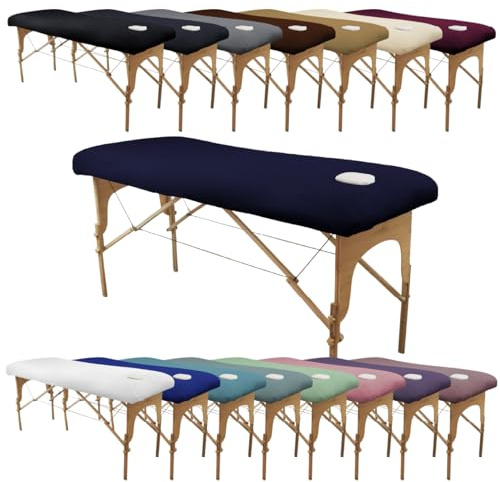 Vivezen - Drap housse de protection en éponge pour table de massage - Plusieurs coloris