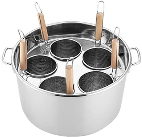 Cuiseur à pâtes Professionnel Cuiseur à pâtes polyvalent en acier inoxydable avec séparateur et passoire, pour la maison, le restaurant et les cuisines commerciales