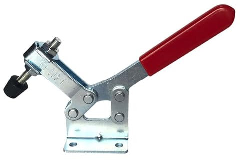 BORDSTRACT GH-203-F Morsetto orizzontale, forza massima di serraggio 277kg/609,4lbs Strumento di serraggio a sgancio rapido per la lavorazione del legno Carpenteria Saldatura