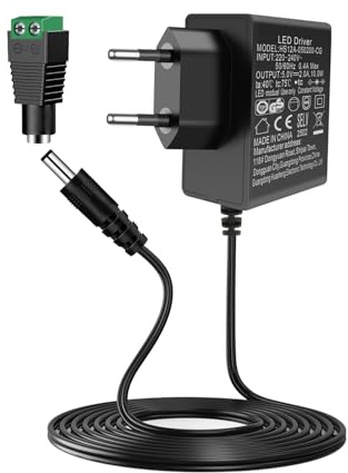 AGOTD 5V 2A Netzteil, Universal-Netzteil AC LED Driver Eingang 200-240V 50-60HZ, 10W Ausgang Konverter Wechselrichter Ladegerät Transformator AC/DC Adapter (DC5V~2A)