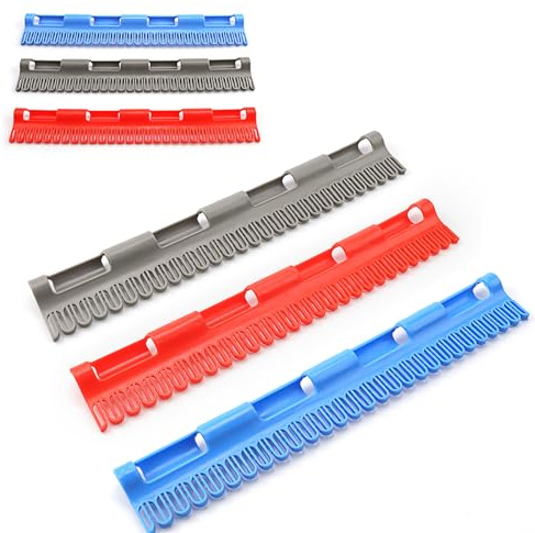 LINTRA Stendi Calzini, 6 Pezzi Stendi Senza Mollette, Plastica Antiscivolo Appendi Calzini, per Appendiabiti, Asciugamani, Guanti, Interni ed Esterni
