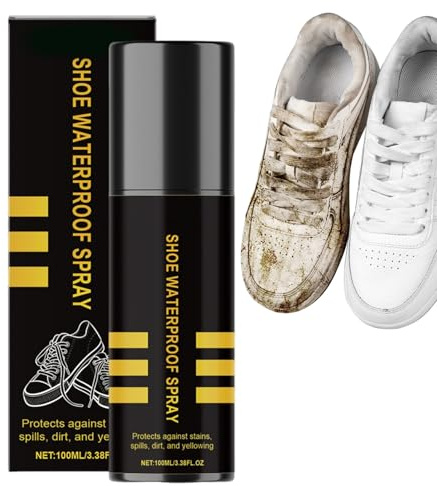 Générique Spray Imperméabilisant Pour Chaussures | 100ml Imperméable | Spray Imperméabilisant Tissus et Vêtements - Pour Bottes D'hiver Baskets Vêtements Vestes Toile Cuir Et Pour Voyage Quotidien Et