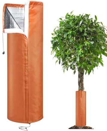 Xiixuuj Protector de raíz de palma, protector de viento, envoltura de protección de raíces de árbol de invierno, para clima frío, huerto, patio, entrada, paisajismo, parque al aire libre
