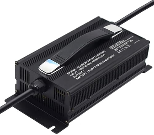 HYDTGZ Caricabatterie per Carrelli Elevatori da 60 Volt 60V 15A Caricabatterie per Tricicli Elettrici per Veicoli A Quattro Ruote/Carrelli Elevatori Ricarica Rapida della Batteria,A5