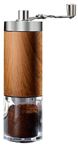 Macinacaffè manuale, Macinacaffe portatile professionale da mano, macinacaffè manuale regolabile con macinino in ceramica, Macinacaffè con Manovella per caffè Espresso Fatto in Casa
