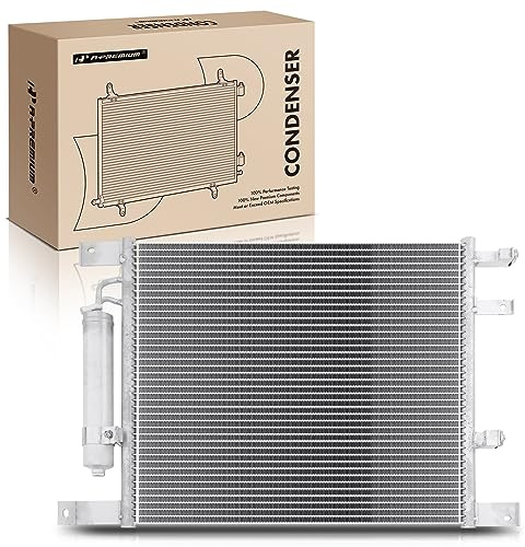 A-Premium Air Conditioning A/C Condenser Compatible with Nissan Versa 2012-2019, Versa Note 2014-2019,1.6L, Replace# 921001HA3A