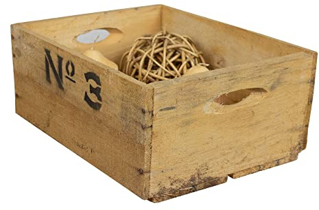 Kistenkolli Altes Land Holzkiste Geschenk-Box Schatzkiste Holzkiste Holztruhe Hochzeitskiste Altholz Upcycling Vintage (No3 31x23,5x13,5cm)