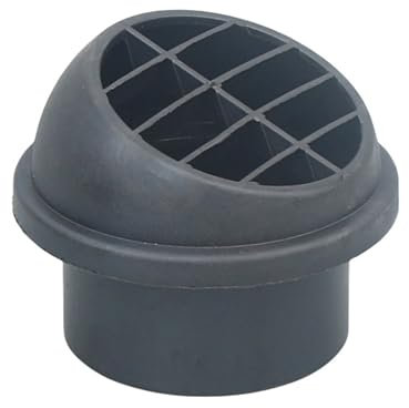 Mushroom-Shaped air Outlet, 360-degree rotatable Parking Heater Exhaust Vent, air Conditioning Heater Steering Vent (Diameter:90mm(3.54))