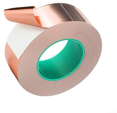 Ruban adhésif en cuivre pour parterres surélevés, balcons, pots de fleurs et autres plantes (50 mm x 20 m)