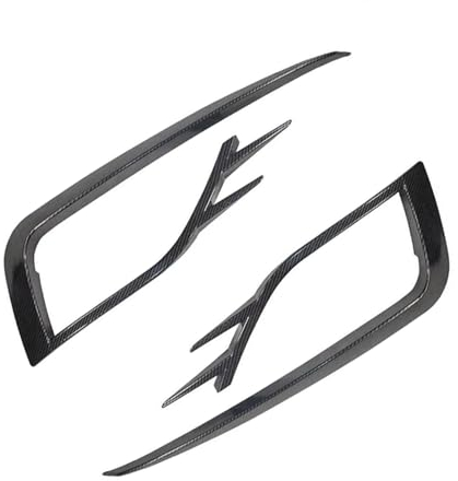 NIONGYN Kompatibel Mit VW Für Golf 7.5 MK7.5 2018 2019 2020 Auto Stoßstange Nebel Licht Kühlergrill Abdeckung Trim Nebel Lampe Abdeckung Nebel Lampe Grill Dekoration Teile Auto Nebel Lampe Grill(2)