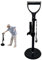 Aiuto per Alzarsi da Letto, Per Anziani, Altezza Regolabile, Per Divano, Con Poggiapolsi, Aiuto per Alzarsi Dal Pavimento per Anziani, Stabilità e Supporto, Portata 90 KG (Nero)