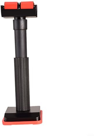 Asta di supporto per armadio, parti telescopiche di supporto rapido, supporto telescopico estensibile da 19-46 cm, con testa a rullo per installazione lavello (1 pezzo)