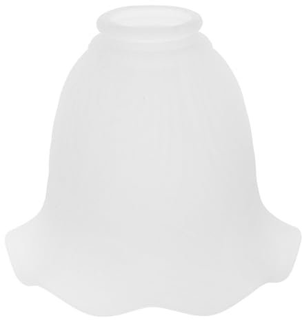 Mipcase Abat-Jour en Verre de Remplacement Suspendre, Abat-Jour Décoratif en Verre Acidulé, Design Moderne et Épuré, Protection la Lumière, pour Salon et Couloir