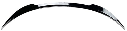 Generico Coche Alerón Trasero para Tesla Model 3, Techo Trasera Maletero Superior Spoiler ala Alerón Difusor Antiarañazos, Accesorios Coche,Glossy Black