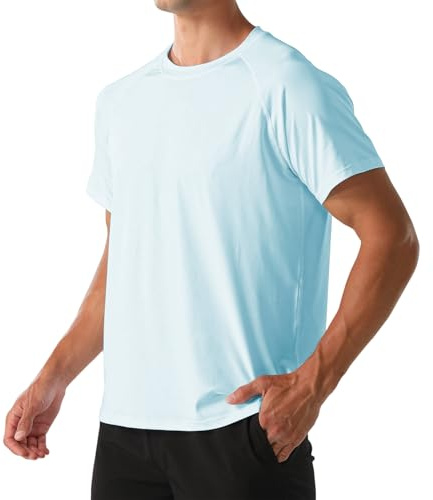 HYCOPROT Camisetas Deportivas Hombre Secado Rápido Transpirables Manga Corta Que Absorben Humedad Correr Entrenamiento Culturismo Camisetas