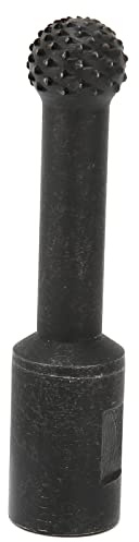 TOPINCN Cabezal de Pulido de Madera Eficiente con Fresa Giratoria Esférica para Amoladora Angular, Material Endurecido, Negro, para Tallado de Madera y Metal (20MM)