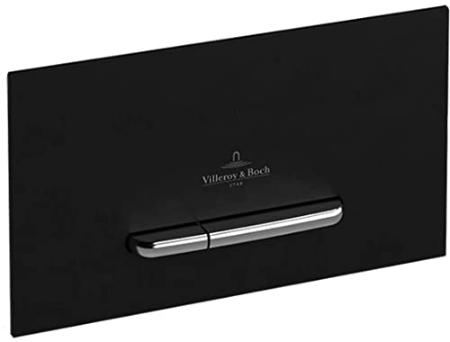 Villeroy & Boch VB ViConnect 9221 Betätigungsplatte WC schwarz matt, x, Bianco Opaco/Bianco 253 x 145 x 20 mm