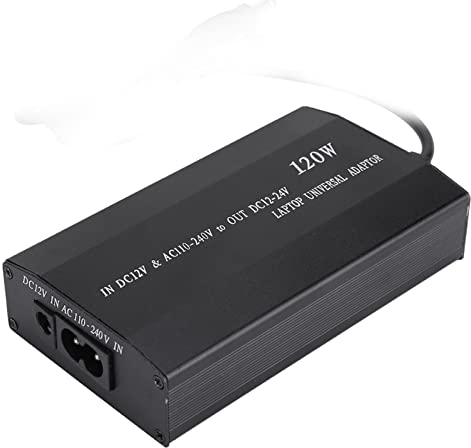 ASHATA 120 W Cargadores Y Adaptadores para Portátiles Y Netbooks,Portátile Netbook Ordenador Computadora AC Laptop Adaptador Cargador Connector(EU)