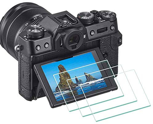 ULBTER Schutzfolie Displayschutz für Fujifilm X-T30 II X-T30 X-T20 X-T10 XF10 Fuji X-T100 X-A1 X-A2 XT30, 0,3 mm 9H Härte gehärtetes Glas Flim -3 Stück