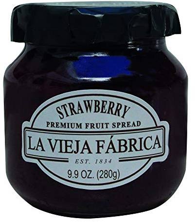 Mario Camacho La Vieja Fabric Strawberry Premium Fruit Spread, 9.9 Fl Oz (Pack of 8)